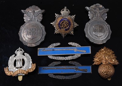 Lot 182 - A George VI Royal Army Service Corps enamelled...