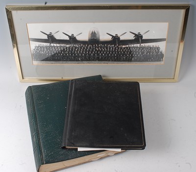 Lot 185 - An album of military photographs many showing...