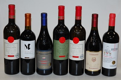 Lot 1108 - Giordano mixed red wines, to include Selvato...