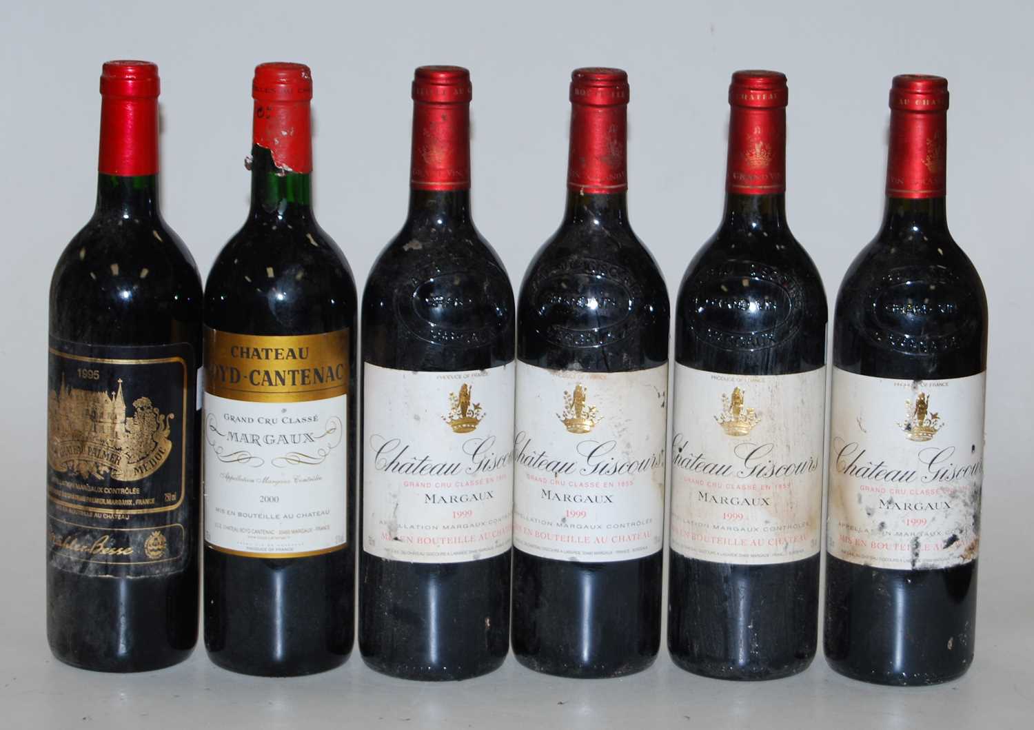 Lot 1113 - Château Giscours, 1999, Margaux, four bottles;...