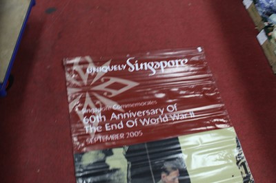 Lot 133 - A large tourism street banner "Singapore...