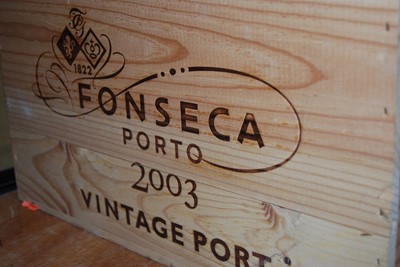 Lot 1248 - Fonseca Vintage Port, 2003, twelve bottles (OWC)