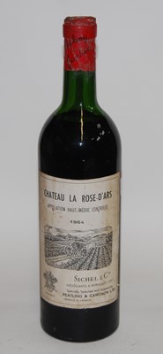 Lot 1128 - Château La Rose-D'Ars, 1964, Haut-Medoc, one...