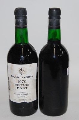 Lot 1247 - Gould Campbell Vintage Port, 1970, two bottles