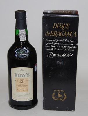 Lot 1244 - Dow's 20 year old Tawny Port, one bottle; and...