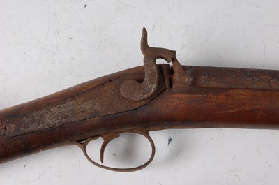 Lot 305 - A 19th century percussion sporting gun, having...