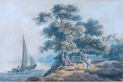 Lot 1057 - George Morland (1763-1804) - Coastal scene...