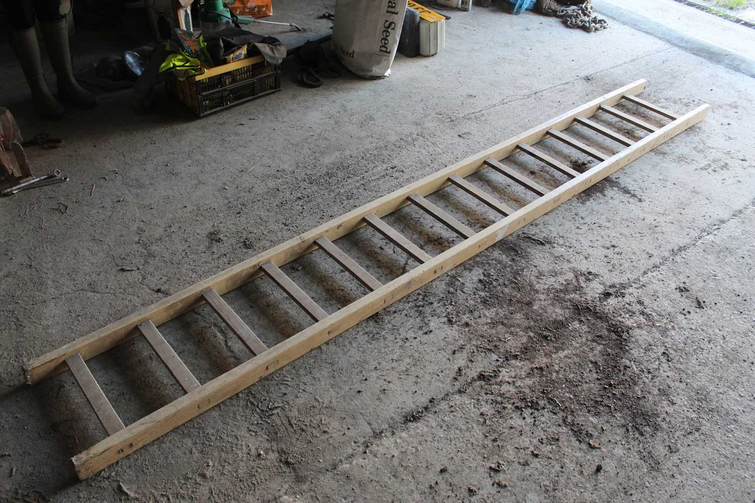 Lot 53 - Wooden ladder