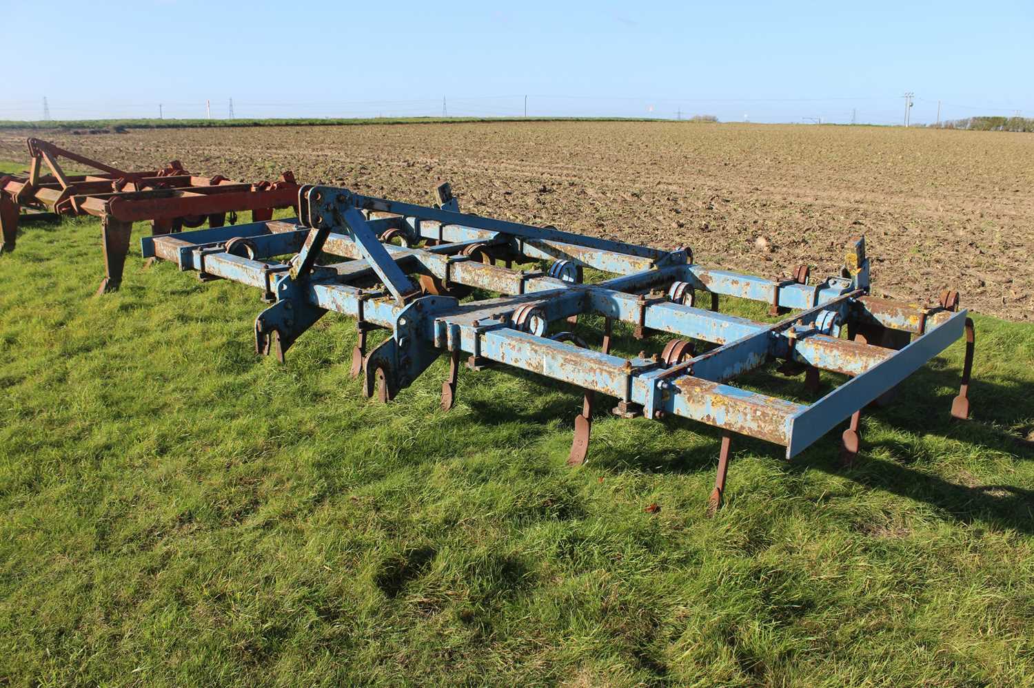 Lot 134 - 4m Ransomes C92 Pigtail Cultivator