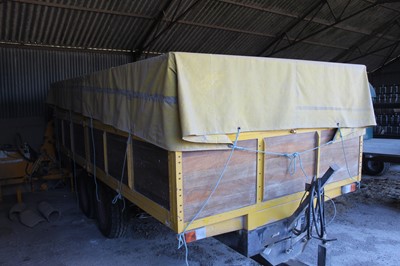 Lot 156 - 10T Willet Dropside Trailer with Rollover Sheet