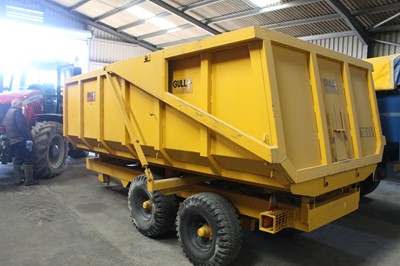 Lot 161 - 10T Gull Twin Axle Trailer with Hydraulic...