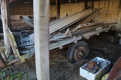 Lot 162 - Flatbed Trailer (with punctured tyre) (12ft x...