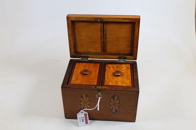 Lot 236 - A George III satinwood, crossbanded and inlaid...