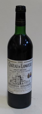 Lot 1144 - Château de Lamarque, 1980, Haut-Medoc, twelve...