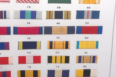 Lot 220 - A collection of British Medal Ribbons...