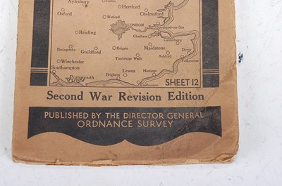 Lot 223 - A collection of fifteen Ordnance Survey of...