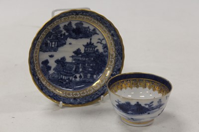 Lot 266 - A 19th century tea bowl and saucer transfer...