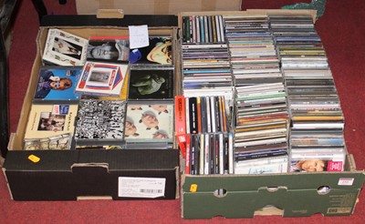 Lot 253 - Two boxes of miscellaneous CDs to include The...