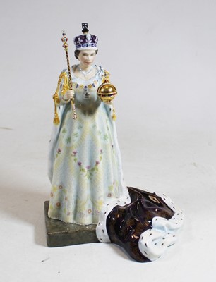 Lot 69 - A Royal Doulton figure of Queen Elizabeth II,...
