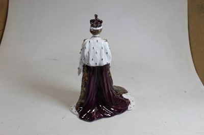 Lot 71 - A Royal Worcester porcelain figure of Queen...