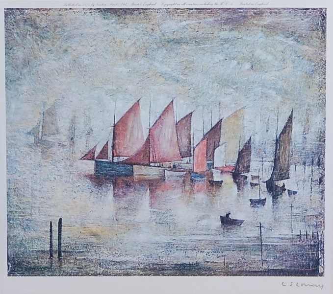 Lot 253 - Laurence Stephen Lowry (1887-1976) - Sailing...