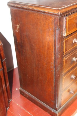 Lot 107 - A Victorian mahogany and box wood strung...