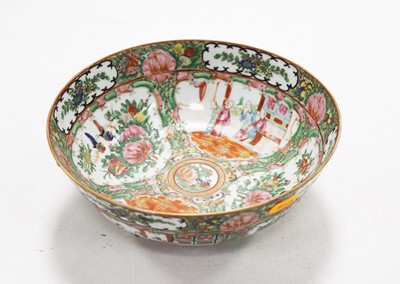 Lot 33 - A Chinese Canton Famille Rose bowl typically...