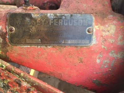 Lot 205 - Massey Ferguson Finger Bar Mower (Serial...