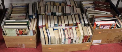 Lot 135 - Four boxes of miscellaneous mainly hardback...