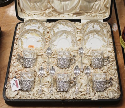 Lot 152 - A late Victorian Crown Staffordshire eggshell...