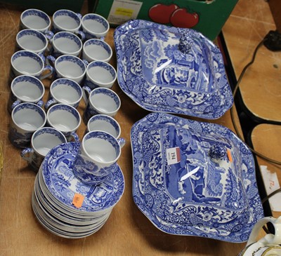 Lot 194 - A collection of 17 Copeland Spode Italian...