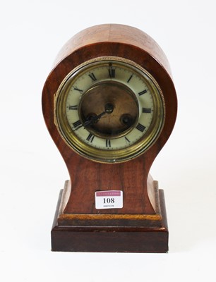 Lot 108 - An early 20th century French walnut cased...