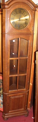 Lot 1099 - A contemporary Belgian oak freestanding corner...