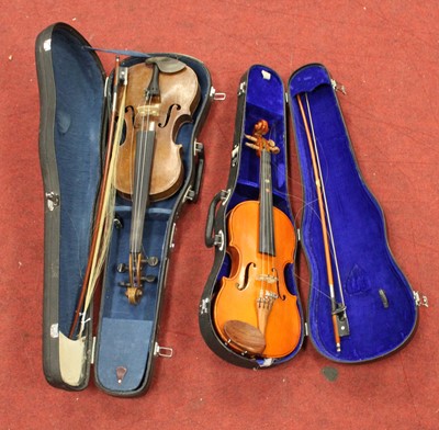 Lot 230 - An early 20th century continental violin,...