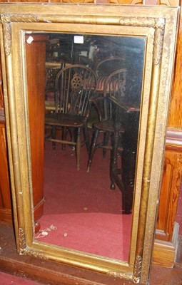 Lot 1106 - A late 19th century gilt framed rectangular...