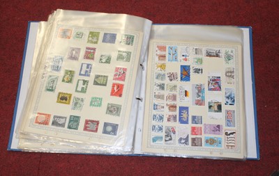 Lot 238 - A schoolboy stamp collection contained in...