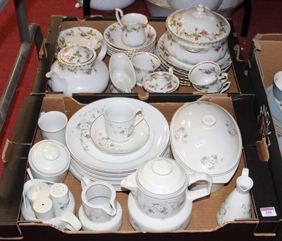Lot 259 - A continental part tea and dinner service, the...
