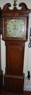 Lot 1173 - An early 19th century oak and mahogany...