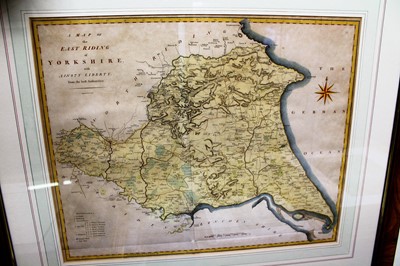 Lot 1005 - J. Cary - A map of the East Riding of...