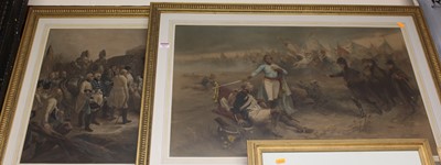 Lot 1017 - After V. De Faredes - Pair; Napoleonic War...