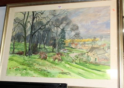 Lot 1029 - David Birch - A View of Chipping Campden,...