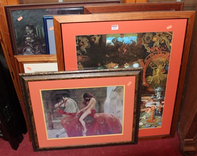 Lot 1030 - Assorted reproduction prints, to include...