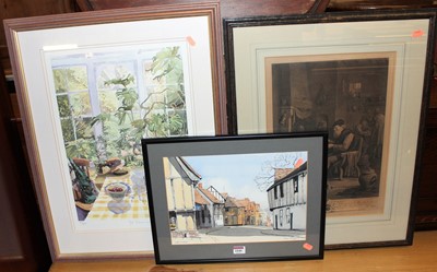 Lot 1040 - Assorted pictures and prints, to include...