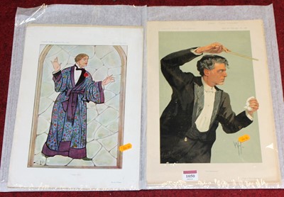 Lot 1050 - A collection of unframed Vanity Fair prints