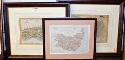 Lot 1057 - Thomas Kitchin - A new map of the County of...