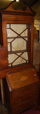 Lot 1247 - An Edwardian mahogany satinwood crossbanded...