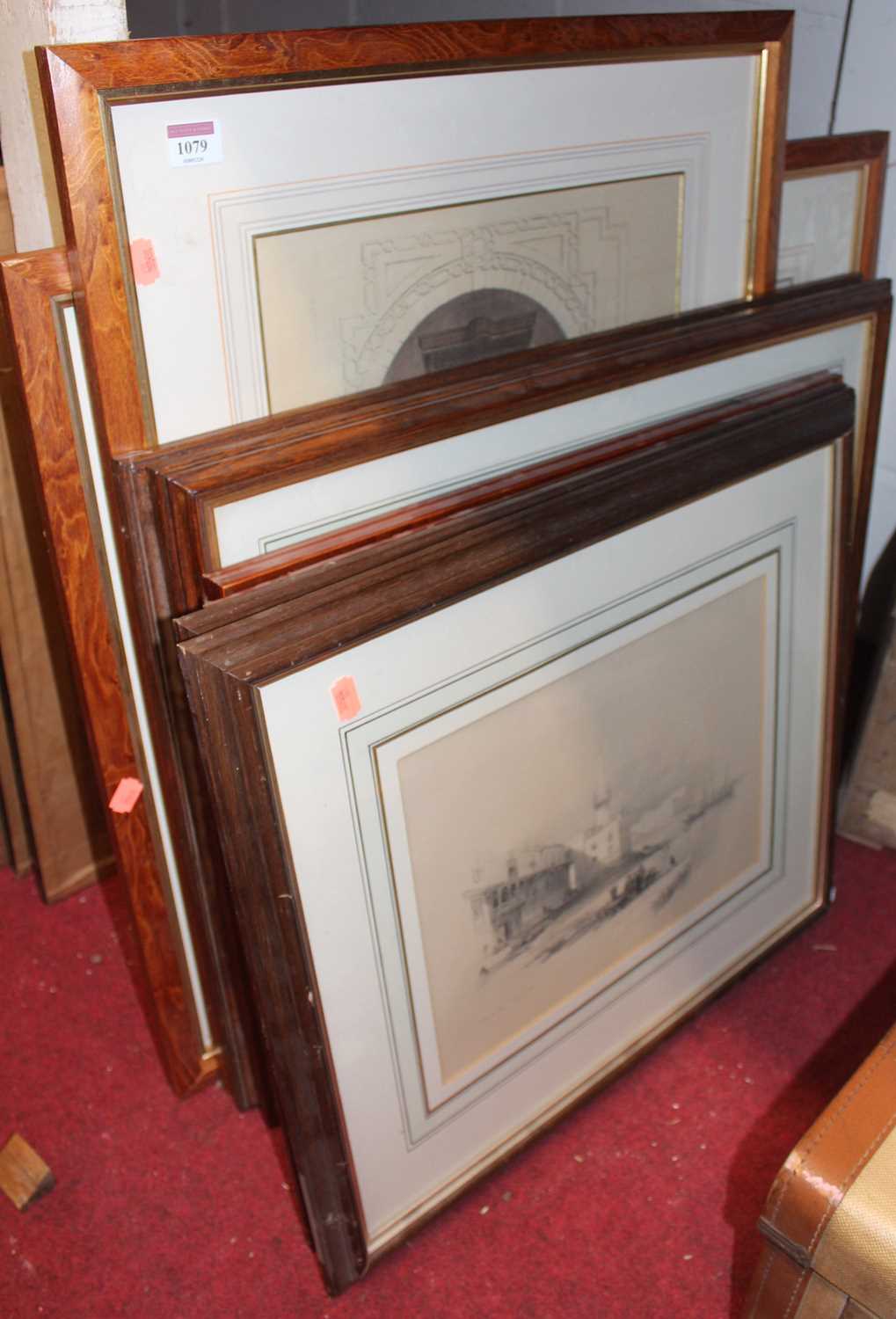 Lot 1079 - A collection of David Roberts prints, being...