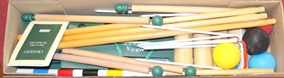 Lot 1083 - A modern boxed Jaques of London croquet set