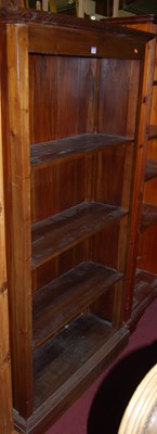 Lot 1276 - A modern Eastern hardwood freestanding open...
