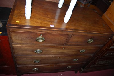 Lot 1283 - An early 19th century mahogany and crossbanded...